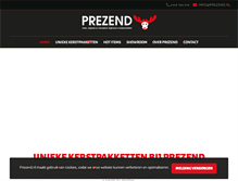 Tablet Screenshot of prezend.nl